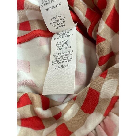 OFFLINE By Aerie Real Me Extra High Waisted Crossover Ruffle Legging XS  Gingham - Picture 6 of 6